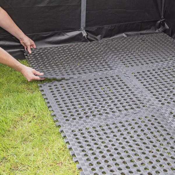 Tapis caillebotis EVA jeu de 8 pièces | ProPlus | Tapis de sol