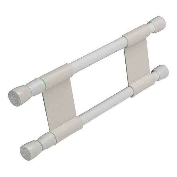 Barre anti-chutes double extensible 25