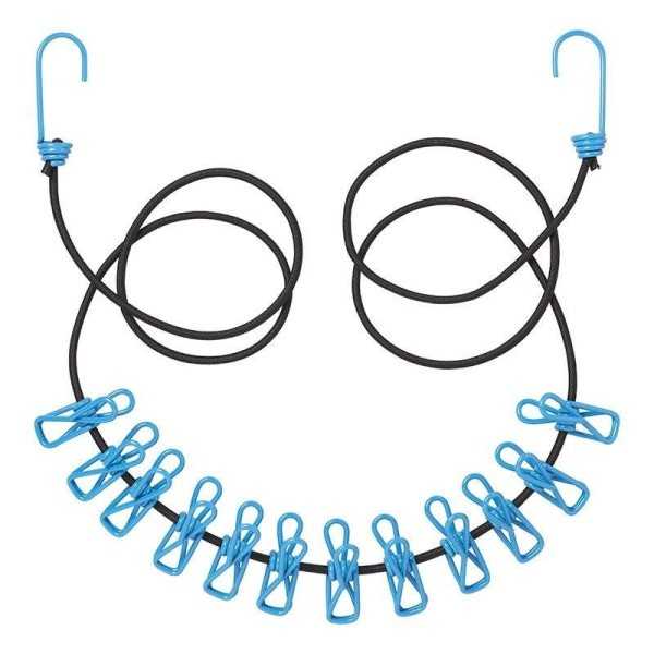 Corde à linge élastique pour 12 pinces à linge | ProPlus | Divers a...