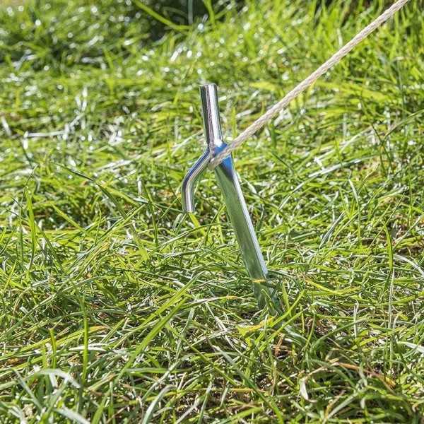 Piquet en métal avec crochet 25cm | ProPlus | Piquet