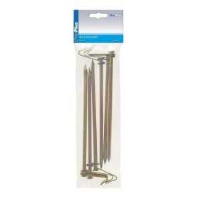 Piquet roche mÃ©tal avec crochet 21cm 6 piÃ¨ces dans polybag