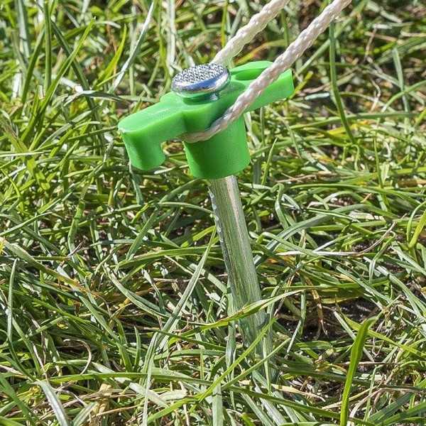 Piquet métal avec crochet plastique glow-in-the-dark 6 pièces dans ...