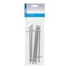 Piquet roche en mÃ©tal 17cm avec croix a souder 6 piÃ¨ces dans polybag