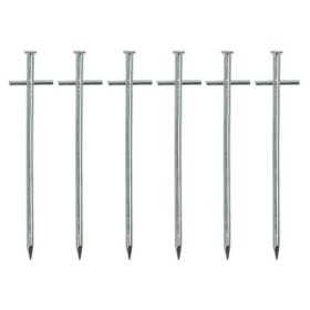 Piquet roche en métal 17cm avec croix a souder 6 pièces dans polyba...