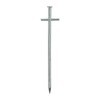 Piquet roche en métal 17cm avec croix a souder 6 pièces dans polyba...