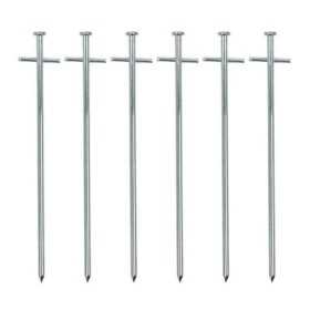 Piquet roche en métal 23cm avec croix a souder 6 pièces dans polyba...