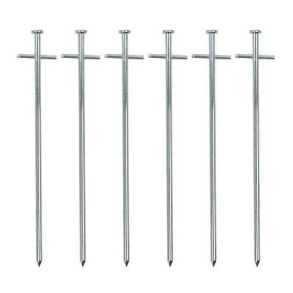 Piquet roche en métal 23cm avec croix a souder 6 pièces dans polyba...