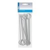 Piquet en aluminium 19cm avec Å“il 10 piÃ¨ces dans polybag