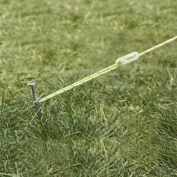 Corde d'haubanage glow-in-the-dark 4mm x 20m sur dérouleur | ProPlu...