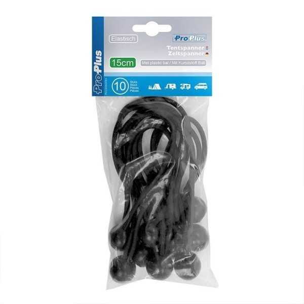 Anneau sandow avec boule en plastique 15cm jeu de 10 pièces | ProPl...