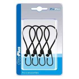 Tendeur elastique avec crochet noir 4 piÃ¨ces dans blister