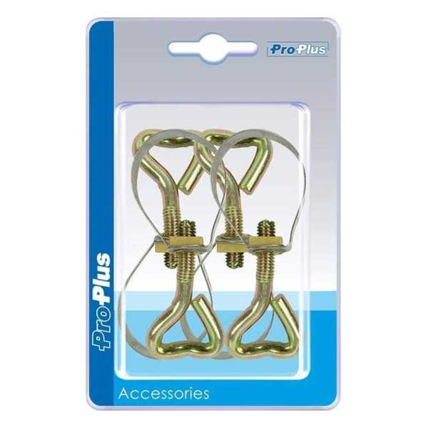 Attache tuyau 26-28mm 4 piÃ¨ces dans blister