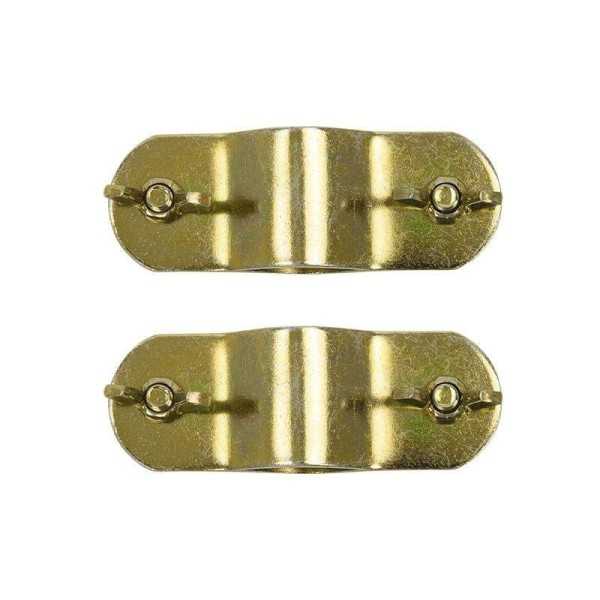 Pince pour barre de auvent double 22-25mm 2 pièces dans blister | P...