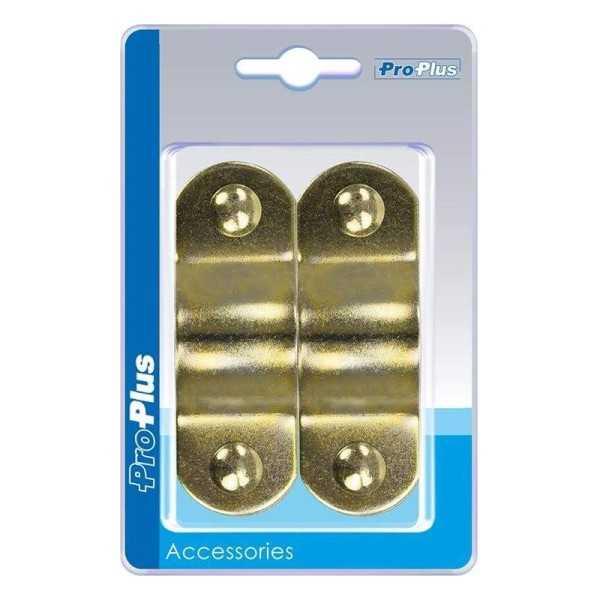 Pince pour barre de auvent double 25-28mm 2 piÃ¨ces dans blister
