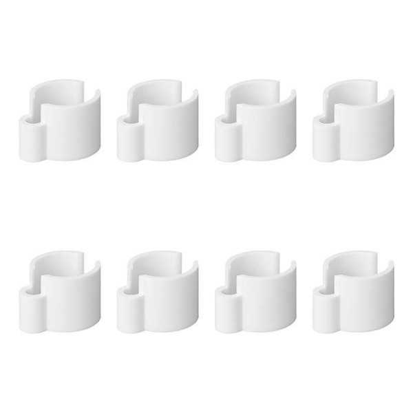 Clip pour cÃ¢ble blanc 22-32mm jeu de 8 piÃ¨ces