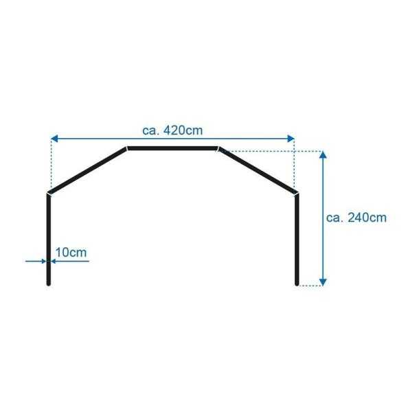 Brise-vent gonflable 840x140cm | ProPlus | Divers accessoire