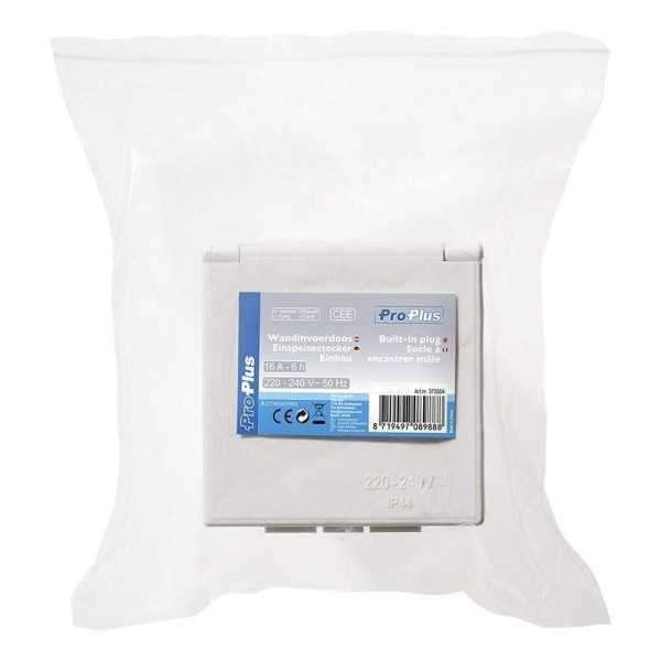 Socle à encastrer mâle CEE carré | ProPlus | Prise & Rallonge