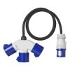 CEE prise triple 16A 150cm 3x1,5mm² | ProPlus | Prise & Rallonge