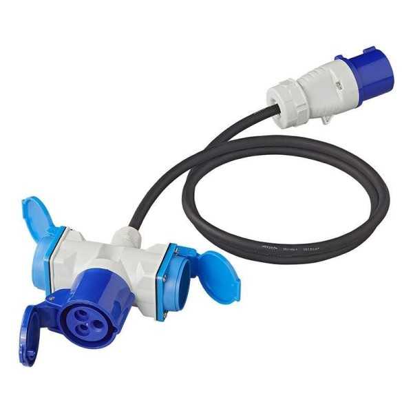 CÃ¢ble adaptateur 150cm 3x1