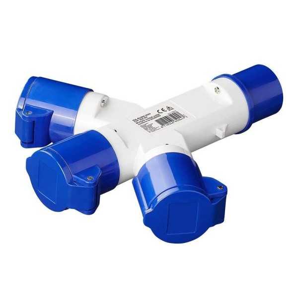 CEE prise triple 16A | ProPlus | Prise & Rallonge