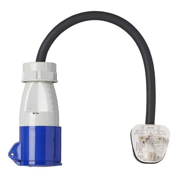 Câble adaptateur 40cm 3x2,5mm² fiche UK vers prise CEE | ProPlus | ...