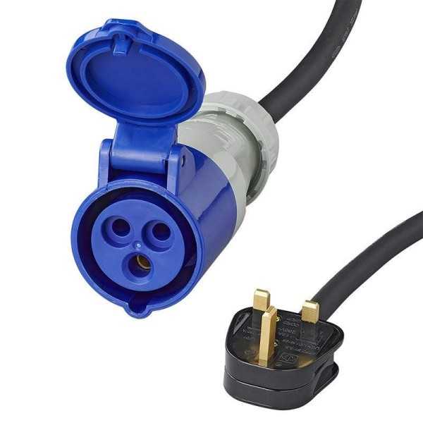 Câble adaptateur 40cm 3x2,5mm² fiche UK vers prise CEE | ProPlus | ...