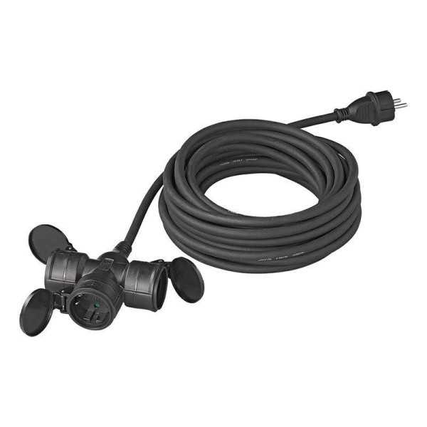 Rallonge triple prise Schuko 10M 3x2