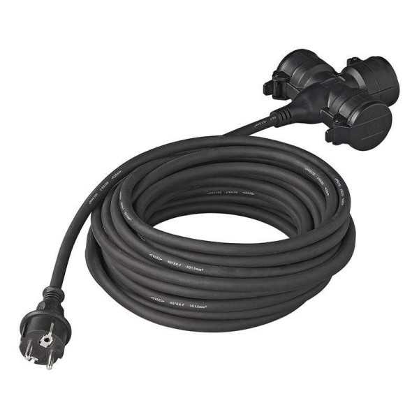 Rallonge triple prise Schuko 10M 3x2,5mm² | ProPlus | Prise & Rallonge