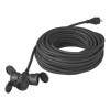 Rallonge triple prise Schuko 25M 3x1