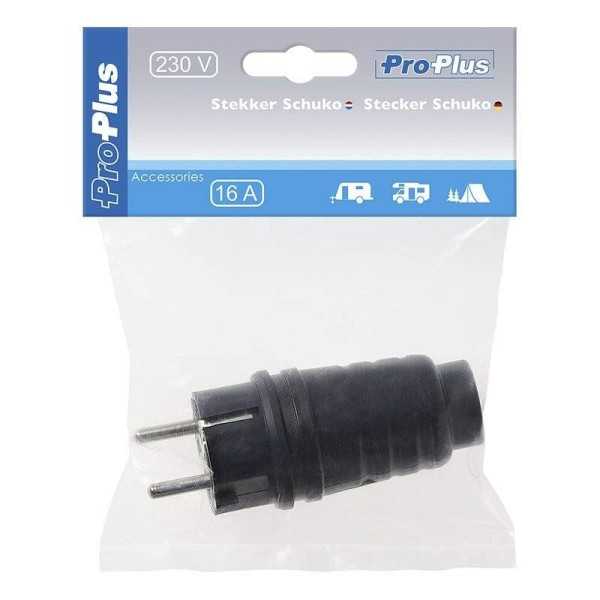 Fiche mâle Schuko dans blister | ProPlus | Prise Remorque & câblage