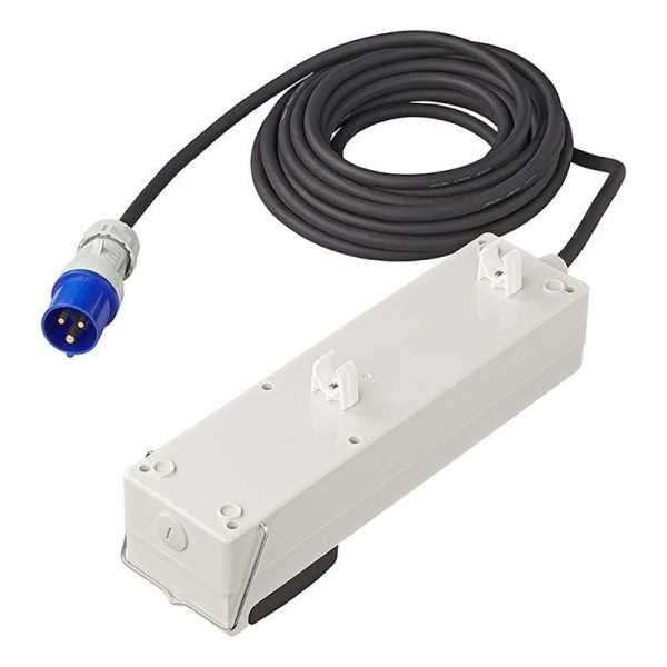 Prise multiple 10M 3x1,5mm² avec MCCB et RCD et 2xUSB | ProPlus | P...