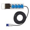 Prise multiple 10M 3x2,5mm² avec MCCB et RCD et 2xUSB | ProPlus | P...
