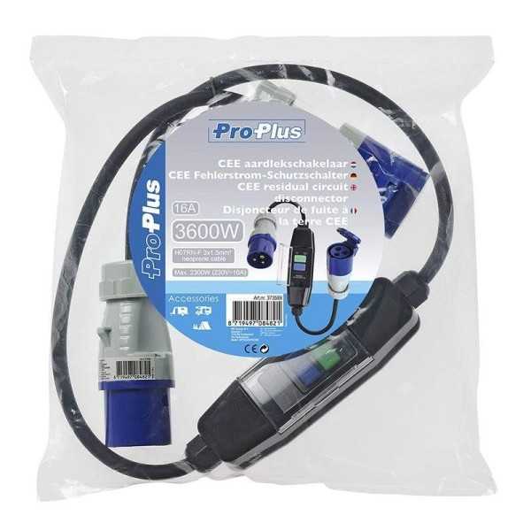 Disjoncteur de fuite à la terre CEE | ProPlus | Prise & Rallonge