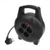Enrouleur Ã©lectrique Schuko quadruple prise 15M 3x1