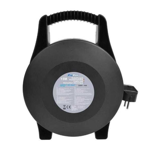 Enrouleur électrique Schuko quadruple prise 15M 3x1,0mm² | ProPlus ...
