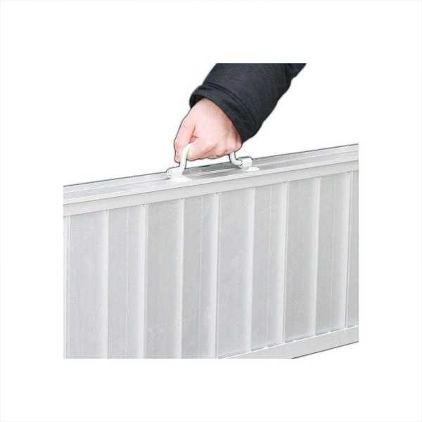 Rampe de chargement alu pliable pour fauteuil roulant 122x73cm 270k...