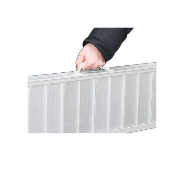 Rampe de chargement alu pliable pour fauteuil roulant 183x73cm 270k...