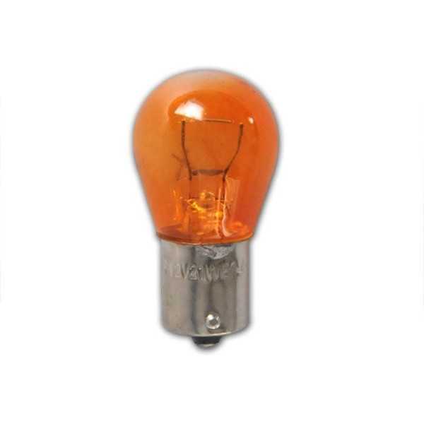 Lampe de voiture 12V 21W BAU15s orange par lots de 10