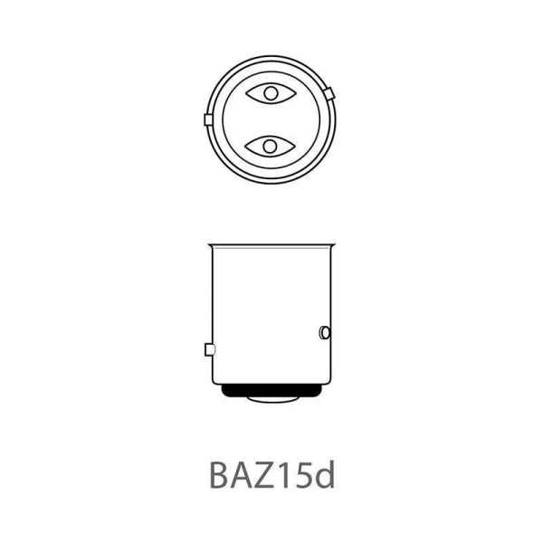 Lampe de voiture 12V 21 4W BAZ15d 2 pièces dans blister | ProPlus |...