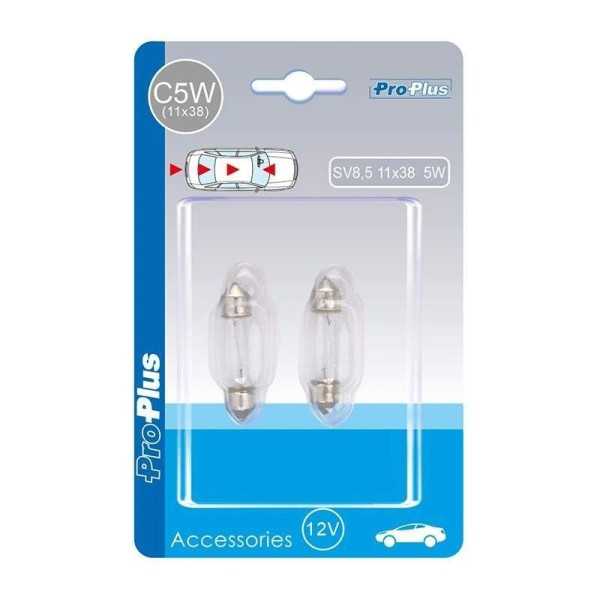 Lampe de voiture 12V 5W SV8