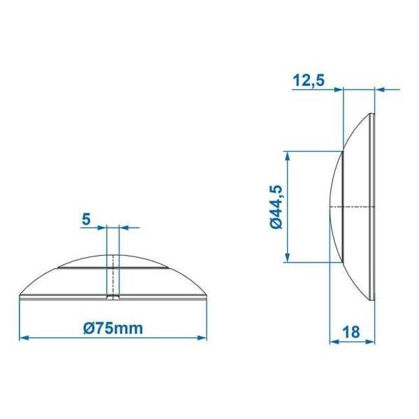 Plafonnier luminaire de surface 12V 240lm 75x18mm | ProPlus | Spot ...