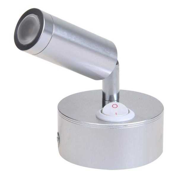 Spot montÃ© en surface 1-led pivotante 12V 120lm 65x65-130mm