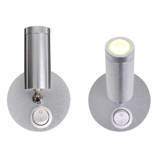 Spot monté en surface 1-led pivotante 12V 120lm 65x65-130mm | ProPl...