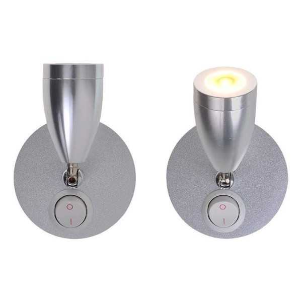 Spot monté en surface 1-led pivotante 12V 160lm 65x70-110mm | ProPl...