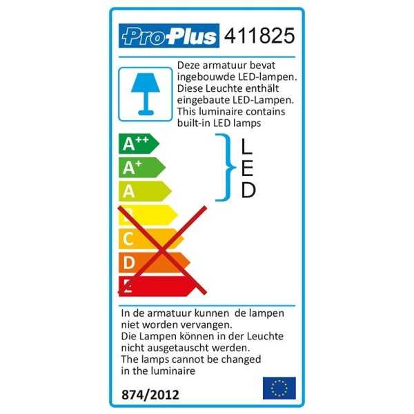 Lumière Linéaire 30-leds 12V 450lm 470x35x33mm | ProPlus | Spot enc...