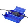 BoÃ®tier de protection Ã©tanche pour protÃ©ger raccords de prises Schuko bleu