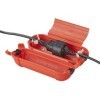 BoÃ®tier de protection Ã©tanche pour protÃ©ger raccords de prises Schuko rouge