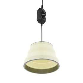 Lampe suspendue LED pliable blanc 15cm