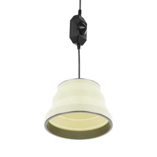 Lampe suspendue LED pliable blanc 15cm