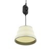 Lampe suspendue LED pliable blanc 15cm